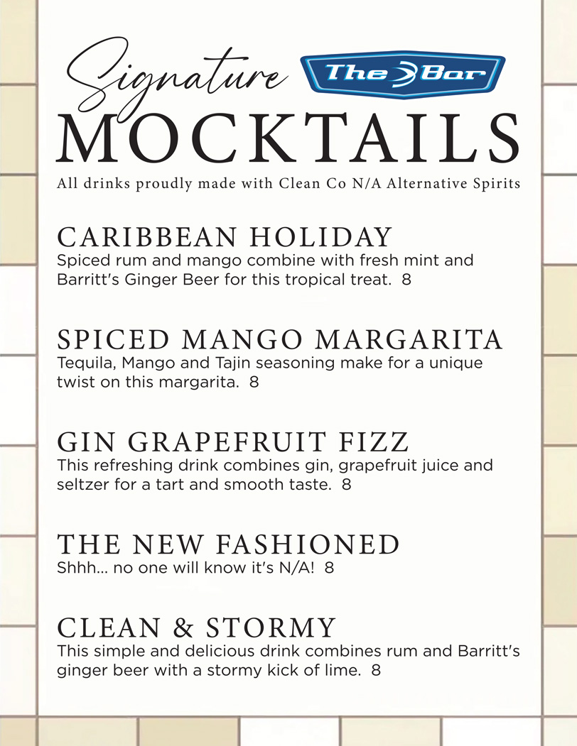The Bar - Mocktails