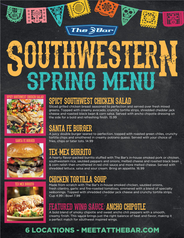 The Bar - Spring Menu